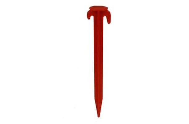 8'' Red Camping Pegs