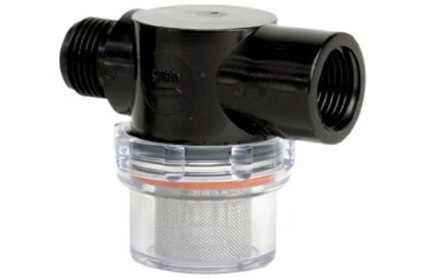 shurflo water pump inline filter