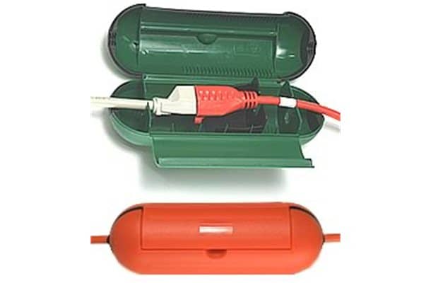 waterproof mains cable connector case