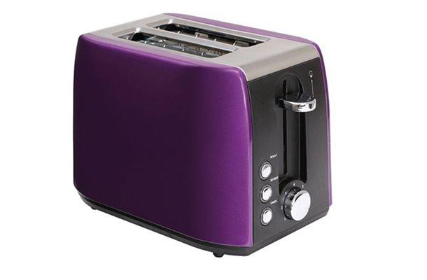 Quest 2 Slice Low Wattage Stainless Steel Toaster 