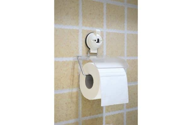 suction toilet roll holder