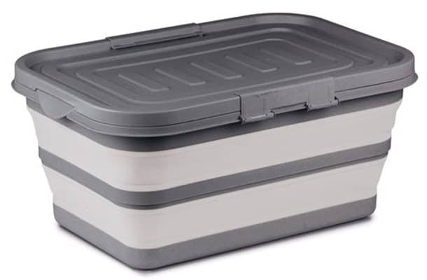 Kampa Collapsible Large Storage Box Blue and grey
