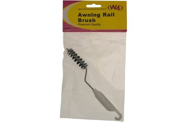 Awning rail brush