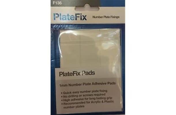 PlateFix Sticky Pads for Number Plates