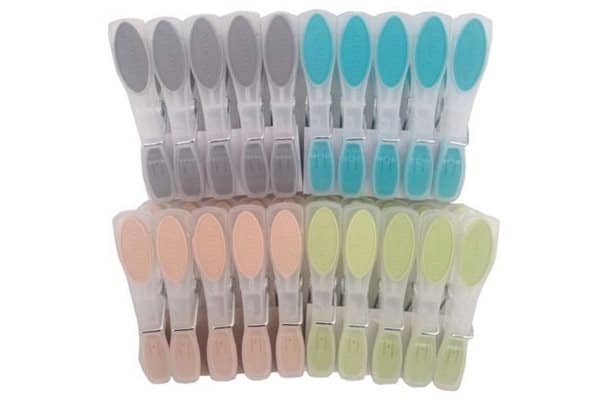 20 soft grip clothes pegs