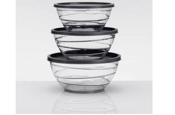 Flamefield 3pc Acrylic Container Set