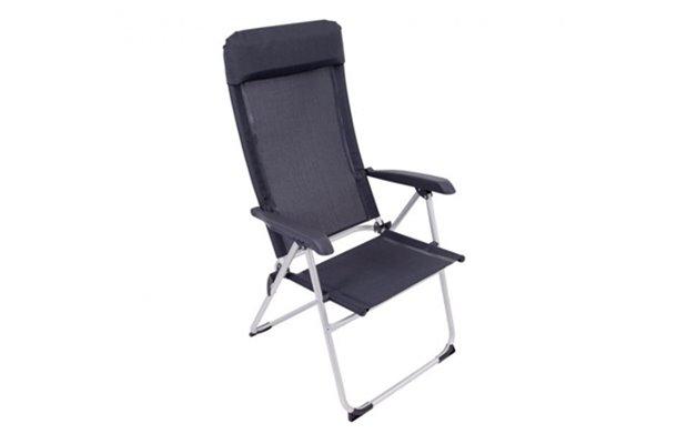 Via Mondo Textilene High Back Chair - Charcoal