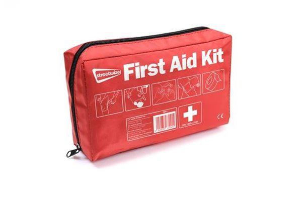 Streetwize Emergency First Aid Kit with Red Soft Bag