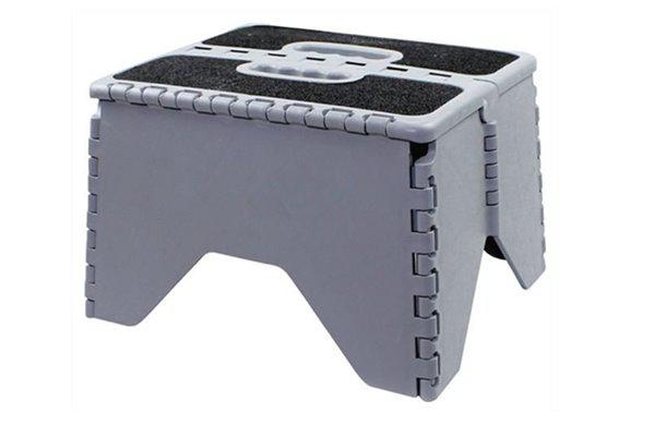 Foldable Stepping Stool With Anti-Slip Step Tread
