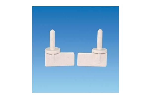 White Water Plug Retaining Flags (Pack of 2)
