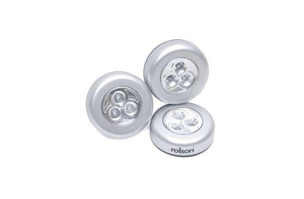 Rolson 3 Piece LED Sticky lights 