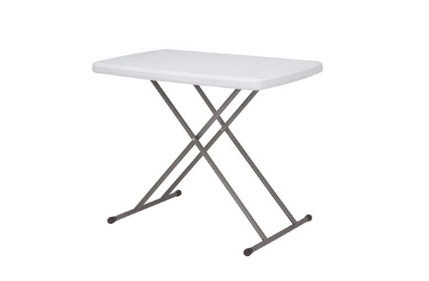 Blow Moulded Adjustable Table 75X50cm