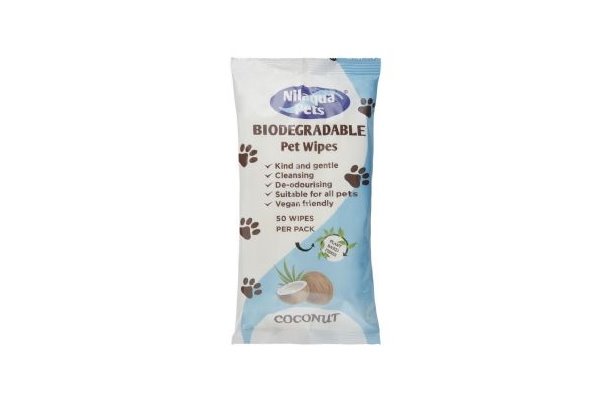Biodegradeable pet wipes