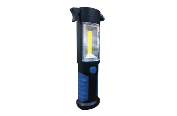 3W Cobb Torch/LED inc Seat Belt Cutter & Emergency Hammer