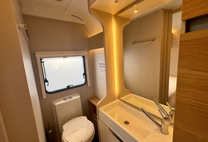View Of Bathroom In The Adria Adora Seine 2022