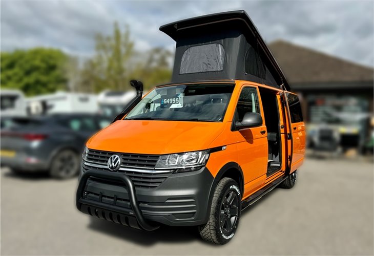 VW Campervan For Sale | Swamper Edition | Rebellion Campers | Orange Transporter