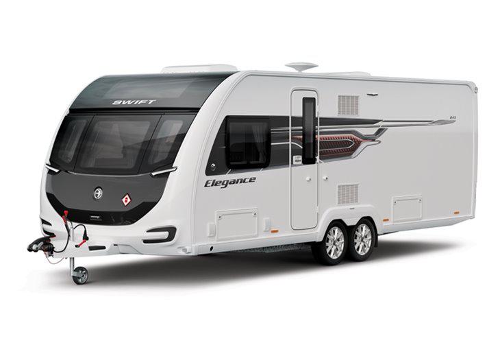 Front view of the Swift 2020 Elegance Grande 850