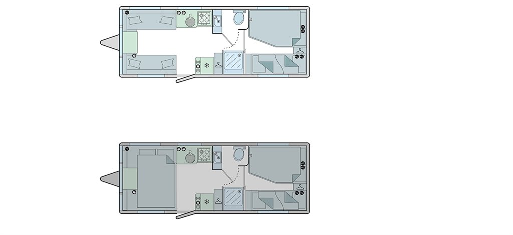 Floorplan of the Bailey Pegasus Grande GT75 Amalfi 2024