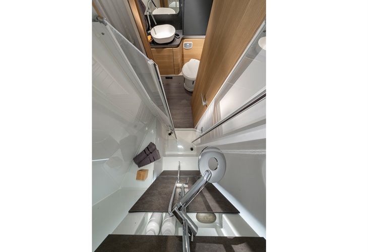 View Of Shower Adria Matrix Supreme 670 SC For Sale | Adria Motorhomes | Caravan Tech
