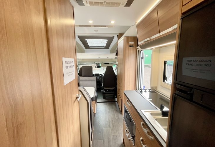 View From Back To Front Of Van Coral XL Axess 600 DP 2022 | Used Motorhome